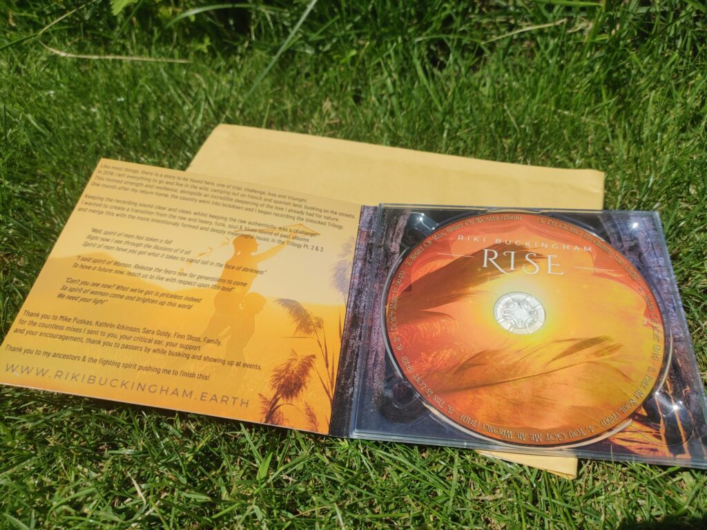 Signed Rise CD by Riki Buckingham